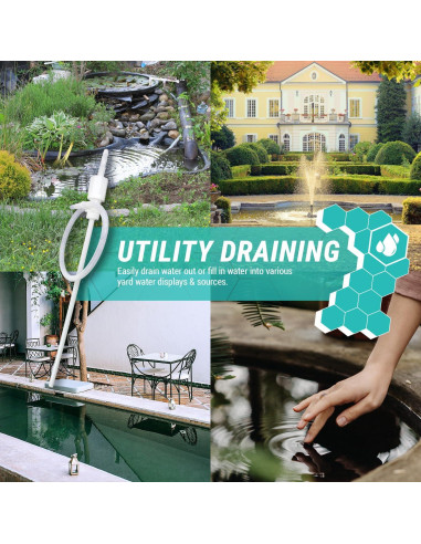 Bomba de Sifón Manual TERA PUMP TRCDRUM 21 L/min para Barriles