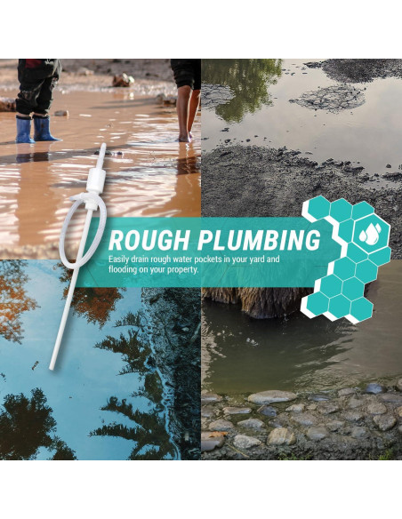 Bomba de Sifón Manual TERA PUMP TRCDRUM 21 L/min para Barriles