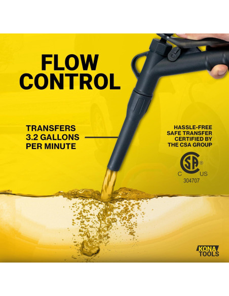 Bomba de Transferencia de Combustible KONA TOOLS KTEP01MRUSB 12 L/min