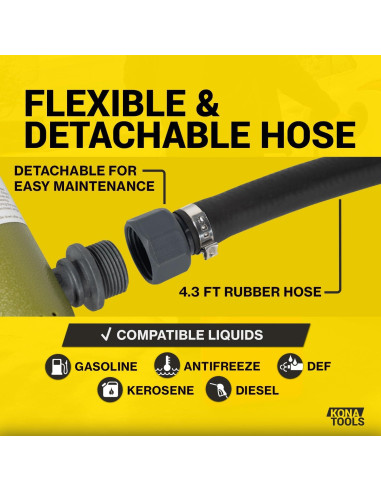Bomba de Transferencia de Combustible KONA TOOLS KTEP01MRUSB 12 L/min
