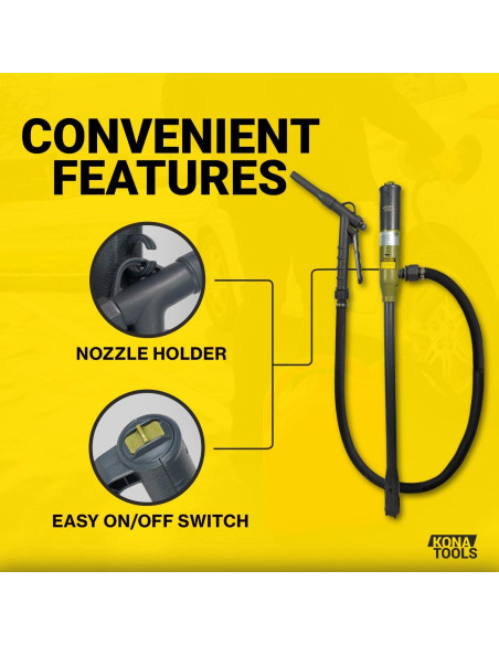 Bomba de Transferencia de Combustible KONA TOOLS KTEP01MRUSB 12 L/min