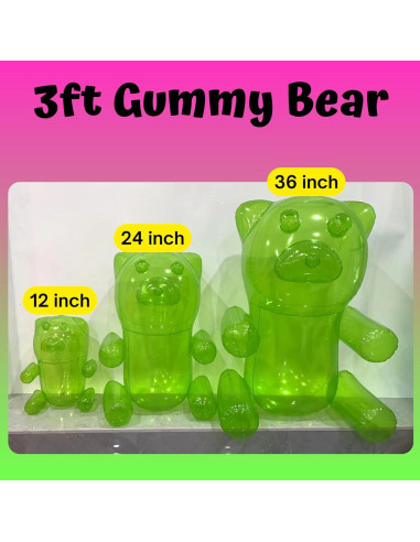 Osos de Goma Inflables 2 Pack 0.91m - 4E's Novelty