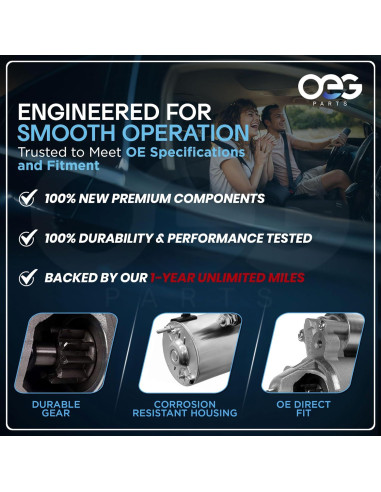 Arrancador OSGR 12V 1.4KW para Dodge 4.7L Dakota Durango