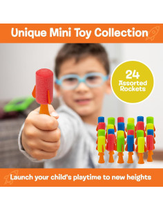 Cohetes Saltarines Poppers IPIDIPI TOYS - Paquete de 24 Juguetes 2