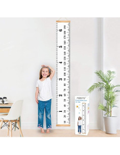 Mibote Gráfico de Crecimiento Infantil en Lienzo 200x20cm 2