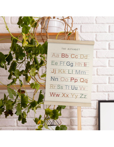 Juego de 2 Marcos para Póster Alfabeto HRQKO 30x40 cm