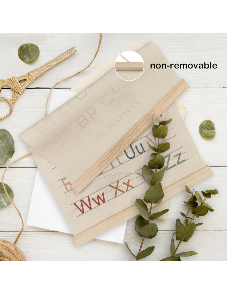 Juego de 2 Marcos para Póster Alfabeto HRQKO 30x40 cm