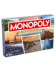 Monopoly Edición Newport - Juego de Mesa Familiar 2-6 Jugadores
