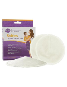 Almohadillas de Lactancia Reutilizables Softies - 6 Piezas