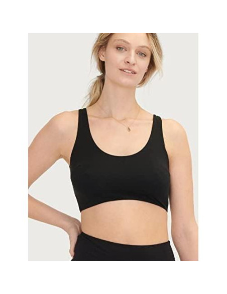 Sujetador de Lactancia HATCH Piel a Piel Mediano Negro