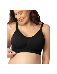 Sostén de Lactancia Sin Costuras Kindred Bravely - Mediano Negro