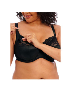 Sujetador de Lactancia Elomi Molly Talla Grande 38JJ Negro