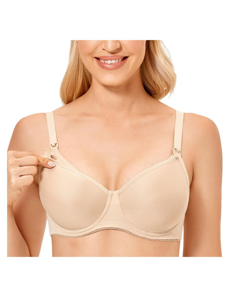 Sostén de Lactancia Gratlin 34C con Aros y Almohadillas