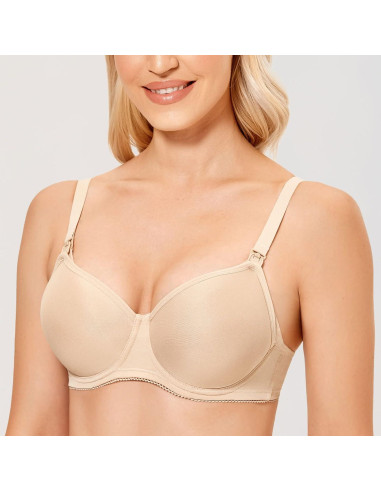 Sostén de Lactancia Gratlin 34C con Aros y Almohadillas