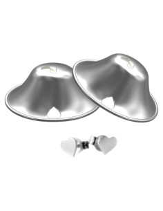 Copas de Lactancia de Plata SilverMio - Protectores de Pezón X-Large