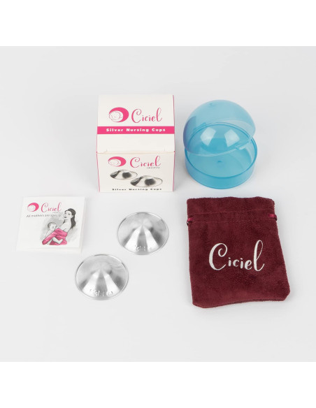 Copas de Lactancia de Plata 925 Ciciel - Protector de Pezón