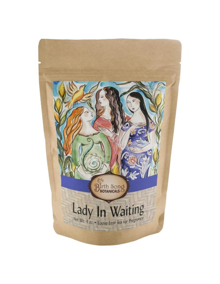 Té de Embarazo Lady in Waiting Birth Song Botanicals 40 Porciones