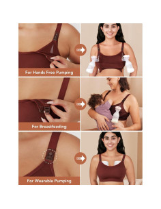 Sostén de Extracción Manos Libres HOFISH Marrón XXL 2