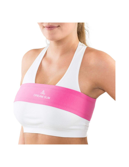 Banda de Soporte para el Pecho Dream Slim Ajustable Rosa