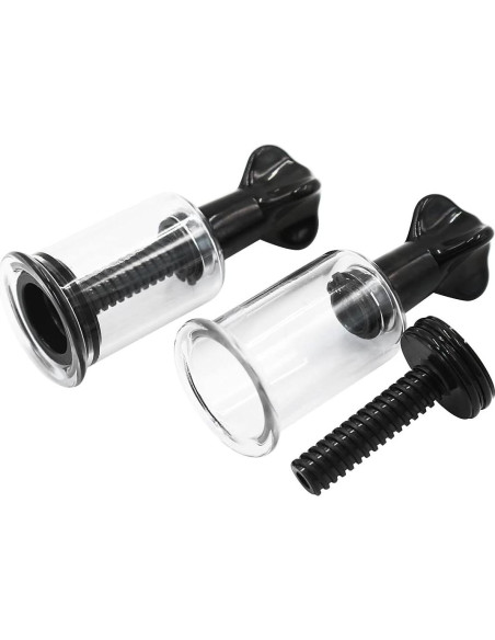 Extractor de Pezones Manual Bluebay 2pcs Ventosas Succión L Negro