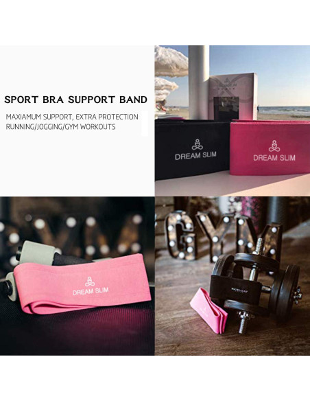 Banda de Soporte para el Pecho Dream Slim Ajustable Rosa