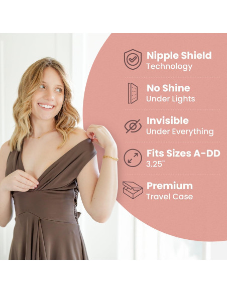 Cubiertas de Pezones Go Nipless - Silicona Reutilizables A-DD