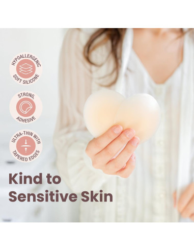 Cubiertas de Pezones Go Nipless - Silicona Reutilizables A-DD