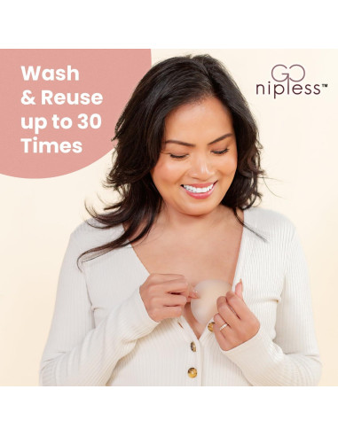 Cubiertas de Pezones Go Nipless - Silicona Reutilizables A-DD