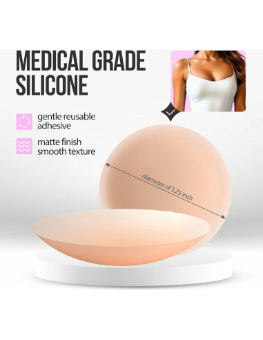 Cubiertas de Pezones Go Nipless - Silicona Reutilizables A-DD