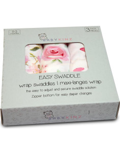 Sacos de dormir para bebés Babykinz 100% algodón 0-3 meses 2