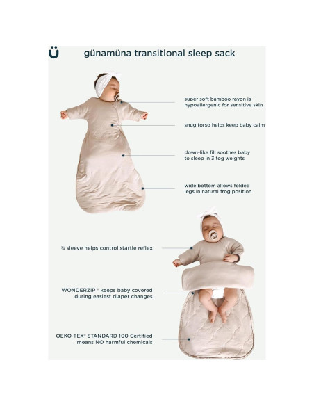 Bolsa de Envoltura Transicional GUNAMUNA 3-6 Meses 0.5 TOG