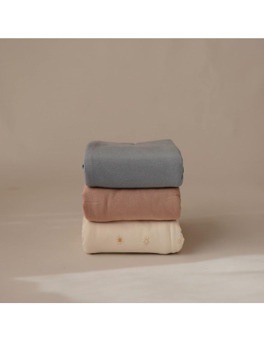 Manta Envueltoria Estirable Mushie Tradewinds 119x119 cm