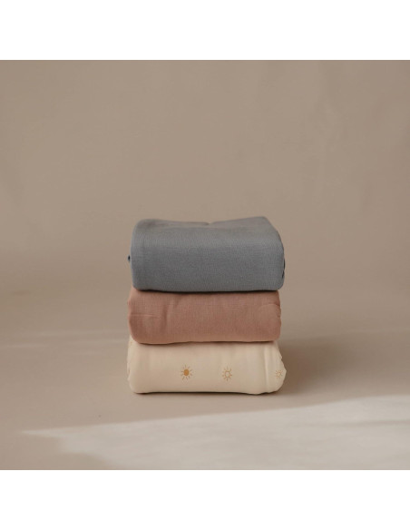 Manta Envueltoria Estirable Mushie Tradewinds 119x119 cm