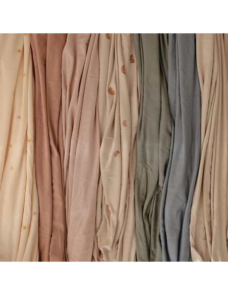 Manta Envueltoria Estirable Mushie Tradewinds 119x119 cm