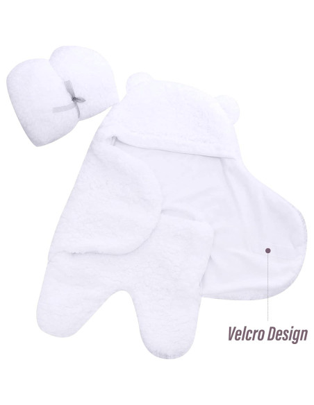 Envolturas de Sueño Ultra Cálidas Ease Cubs - 2 Piezas para Bebés 0-6 Meses