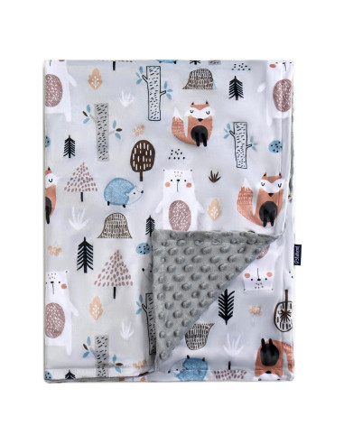 Manta para Bebés QSTEHEML Zorro 76x102cm Suave y Lavable