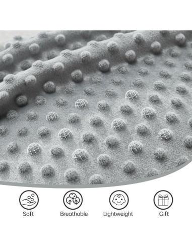 Manta para Bebés QSTEHEML Zorro 76x102cm Suave y Lavable