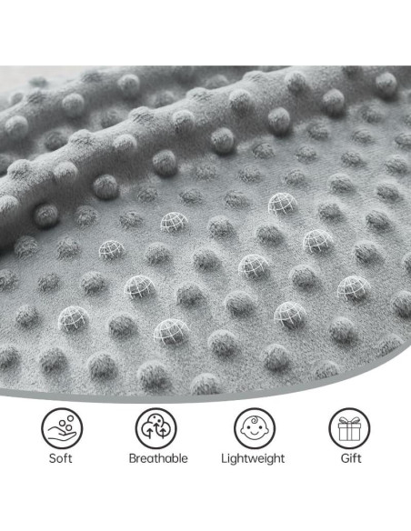 Manta para Bebés QSTEHEML Zorro 76x102cm Suave y Lavable