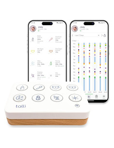 Talli Diario Rastreador de Bebé - Monitor de Alimentación y Sueño