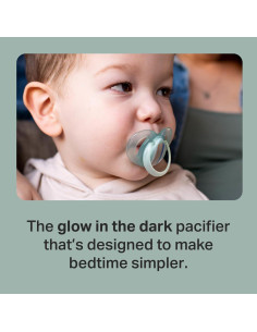 Chupete Tommee Tippee Brilla en la Oscuridad 6-18 Meses Rosa 2