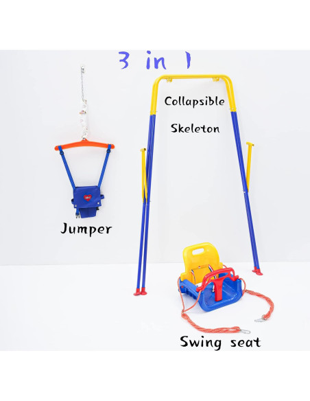 Columpio 3 en 1 DUOHUI para Bebés y Niños Pequeños