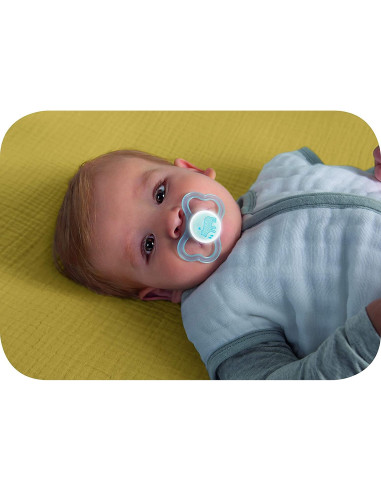 Chupete MAM Air Noche y Día para Bebé 6-16 Meses Piel Sensible