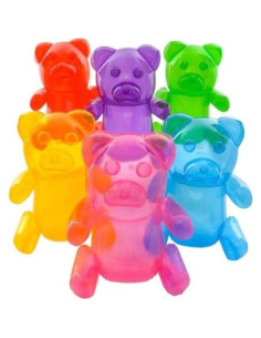 6 Osos de Goma Inflables 60 cm Decoración Fiesta CandyLand 2