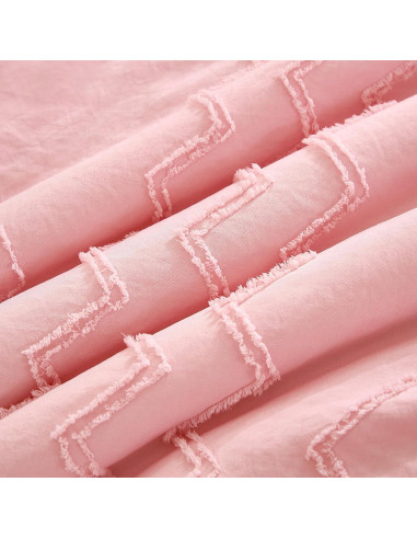 Juego de Ropa de Cuna 3 Piezas NacoMoco Rosa Bohemio