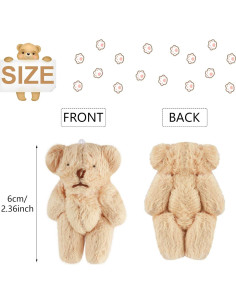 20 Ositos de Peluche Mini Skylety 6 cm para Decoración y Regalos 2