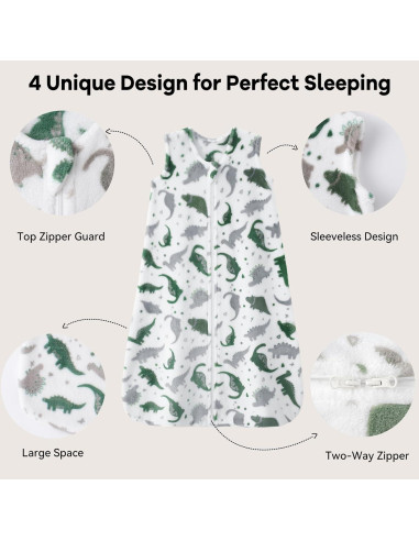 Saco de dormir Unnivoll para bebés 0-6 meses 2.0 Tog gris