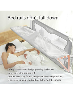 Cuna Co-Sleeper Sistine 3 en 1 Gris para Bebé 100x50cm 2