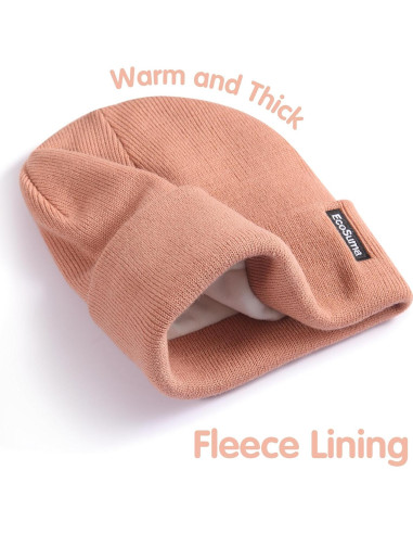 Paquete de 2 Gorras de Invierno EcoSuma para Bebés 0-8 Años