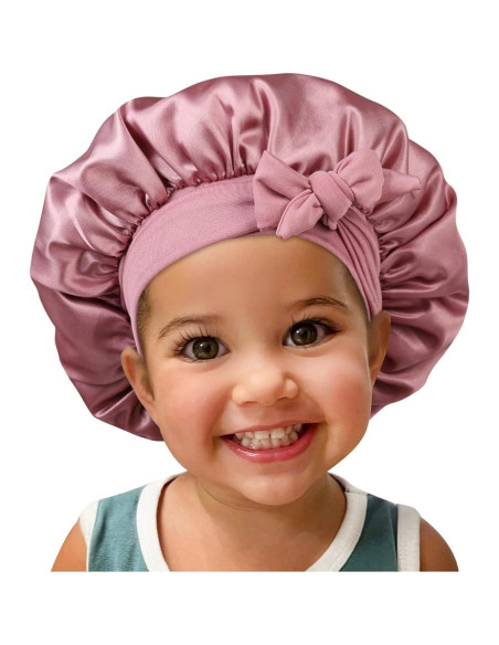 Gorro de Seda Satinada para Niños - 2 Piezas Ajustables