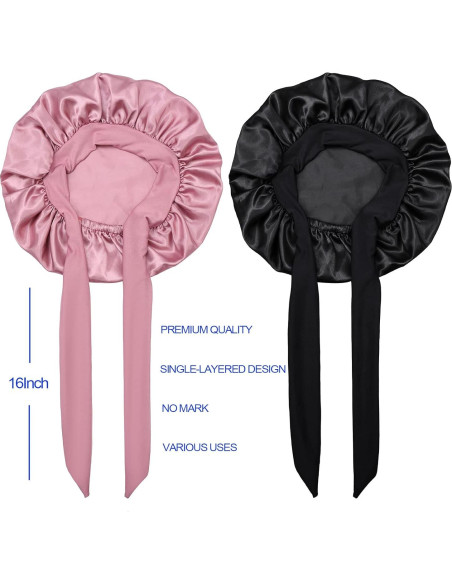 Gorro de Seda Satinada para Niños - 2 Piezas Ajustables